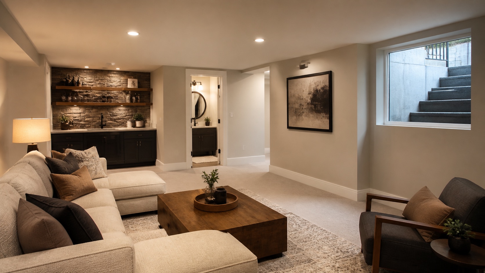 Finished basement planning